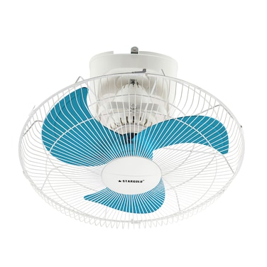 STARGOLD 18 Inch 62W Orbit Fan 2Pcs 360⁰ Large Oscillation 3 Speed Regulator With Insertion Switch 3 PP Blade Best For Home &amp; Office