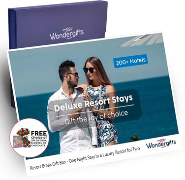 One Night Stay in a Luxury Resort for Two with Free Spa Gift Box