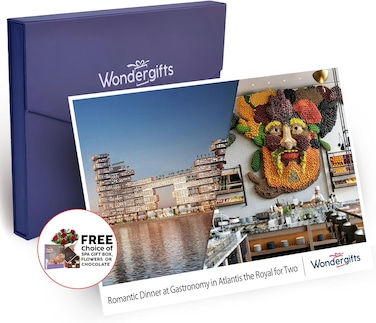 Dinner for Two at Gastronomy Atlantis The Royal  with Free Spa Gift Box