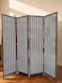 Vital 4-Panel Room Dividers and Folding Privacy Screens Partition Walls for Bedroom Rattan Screen Divider Portable Freestanding Privacy Wall (A2)