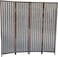 Vital 4-Panel Room Dividers and Folding Privacy Screens Partition Walls for Bedroom Rattan Screen Divider Portable Freestanding Privacy Wall (A2)