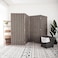 Vital 4-Panel Room Dividers and Folding Privacy Screens Partition Walls for Bedroom Rattan Screen Divider Portable Freestanding Privacy Wall (A3)