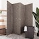 Vital 4-Panel Room Dividers and Folding Privacy Screens Partition Walls for Bedroom Rattan Screen Divider Portable Freestanding Privacy Wall (A3)