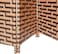 Vital 4-Panel Room Dividers and Folding Privacy Screens Partition Walls for Bedroom Rattan Screen Divider Portable Freestanding Privacy Wall (A5)