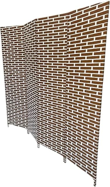 Vital 4-Panel Room Dividers and Folding Privacy Screens Partition Walls for Bedroom Rattan Screen Divider Portable Freestanding Privacy Wall (A12)
