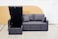 Vital Sofa Cum Bed With Cushions L-Shaped   Storage Space   Convertible Living Room Furniture (Gray)
