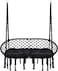 VITAL Double Swing Chair for Outside Hammock Garden, Large Hanging Macrame Swing Chair for Indoor/Outdoor Relax, Adult Hammock Boho Chair Max 700 lbs Capacity for Porch Balcony Backyard