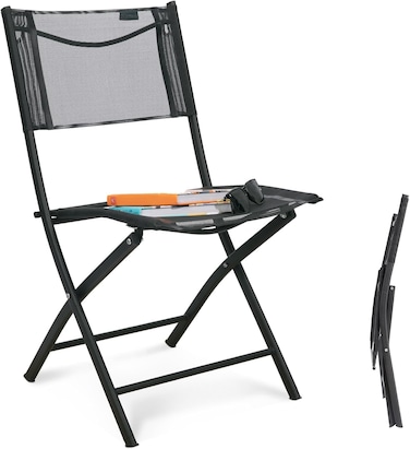 VITAL Portable Folding Beach Chair Multi-Purpose Camping Chair for Adult, Lightweight Patio Lawn Quad Chair for Outdoor Travel Picnic Hiking Supports110kgs Load, outdoor chair