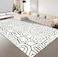 Vital Area Rugs Soft Modern Rug Carpet Geometric Stripe Rug Non Slip Modern Carpet, Abstract Printed Floor Rugs for Home Decorative, Soft &amp; Non-Slip &amp; Washable Indoor Mat (K-254, 160 x 230 cm)