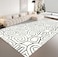 Vital Area Rugs Soft Modern Rug Carpet Geometric Stripe Rug Non Slip Modern Carpet, Abstract Printed Floor Rugs for Home Decorative, Soft &amp; Non-Slip &amp; Washable Indoor Mat (K-116, 160 x 230 cm)