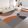 Vital Area Rugs Soft Modern Rug Carpet Geometric Stripe Rug Non Slip Modern Carpet, Abstract Printed Floor Rugs for Home Decorative, Soft &amp; Non-Slip &amp; Washable Indoor Mat (K-120, 160 x 230 cm)