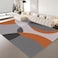 Vital Area Rugs Soft Modern Rug Carpet Geometric Stripe Rug Non Slip Modern Carpet, Abstract Printed Floor Rugs for Home Decorative, Soft &amp; Non-Slip &amp; Washable Indoor Mat (K-325, 200 x 300 cm)