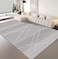 Vital Area Rugs Soft Modern Rug Carpet Geometric Stripe Rug Non Slip Modern Carpet, Abstract Printed Floor Rugs for Home Decorative, Soft &amp; Non-Slip &amp; Washable Indoor Mat (K-327, 200 x 300 cm)