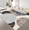 ital Area Rugs Soft Modern Rug Carpet Geometric Stripe Rug Non Slip Modern Carpet, Abstract Printed Floor Rugs for Home Decorative, Soft &amp; Non-Slip &amp; Washable Indoor Mat (K-116, 200 x 300 cm)