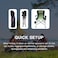 Foldable Camping Chair with Ergonomic High Back, Cup Holder, Adjustable Feet, and Storage Bag &ndash; Heavy-Duty Portable Outdoor Chair for Camping, Beach, Fishing, and Picnics - Green/Black