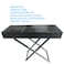 Portable Foldable Charcoal BBQ Grill &ndash; 80x30 cm Cooking Surface, Lightweight, Durable, and Easy-to-Clean for Outdoor Barbecues, Camping, and Picnics - Black
