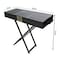 Portable Foldable Charcoal BBQ Grill &ndash; 80x30 cm Cooking Surface, Lightweight, Durable, and Easy-to-Clean for Outdoor Barbecues, Camping, and Picnics - Black
