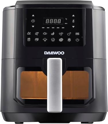 DAEWOO Air Fryer 7.10L Large Capacity, 1700W, With Digital Panel, Rapid Air Technology, LED Touch Display, Dehydrate Function, Dishwasher Safe Basket, Cool-Touch Handle, DAF-71DV