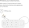 Belkin 6-Outlet Surge Protector Power Strip, Wall-Mountable with 6 AC Outlets, 2M Power Cord, &amp; Green Indicator Light - USB-C Port &amp; USB-A Port w/USB-C PD Fast Charging - 650 Joules of Protection
