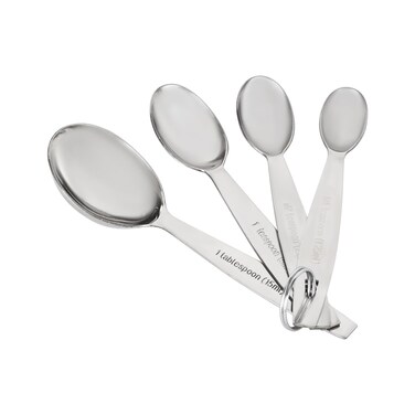 4 Pieces Measuring Spoon Set Stainless Steel Premium Quality Durable Design Made In India