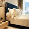 BAMBOO FLAT SHEET CREAM COLOUR 300TC (200x280cm)