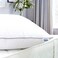 Silentnight Luxury Micro Fibre Pillow w/ Silver Piping - Down Proof (800GSM)