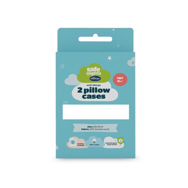 Baby Anti-Allergy Pillow Case (2pcs/pack)