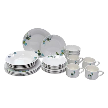 Timmy Dinner Set AB Flower Design - 20 Pieces Proclean Ware