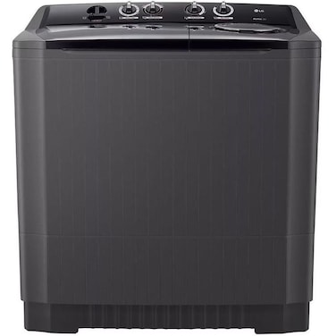 LG Twin Tub Washing Machine 15KG Wind Jet Dry, Roller Jet, 3 Wash Programs, Black Color