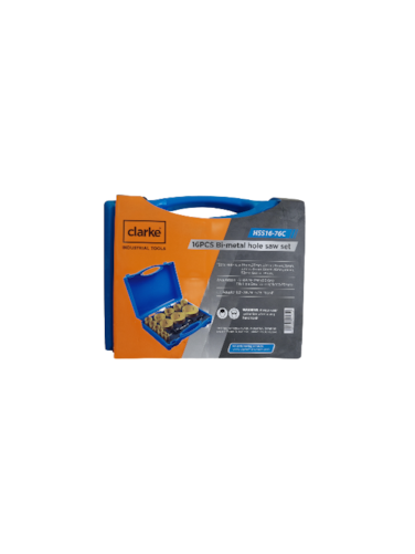 CLARKEHSS16-76C  HOLE SAW SET 16-76MM