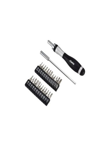 CLARKE RPSS26C RATCHETING PRECISION SCREWDRIVER SET 26PCS