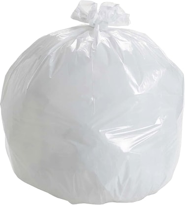 10 Gallon Small Garbage Bags, 120 Count Trash Bags (4 Rolls x 30), Durable Multipurpose Household Waste Bags for Kitchen, Bathroom, Office &amp; Bedroom.