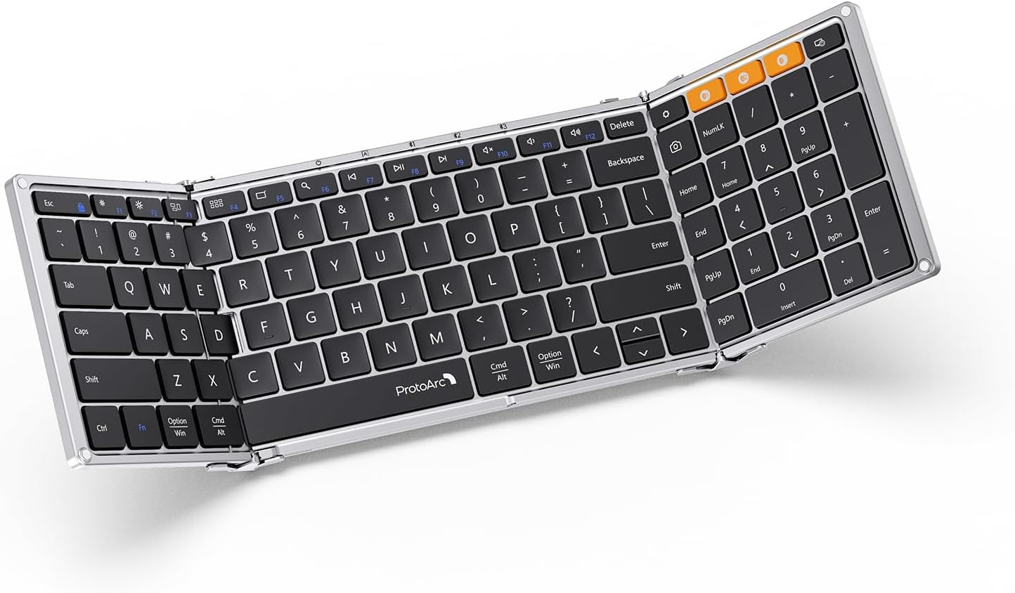 Buy ProtoArc Foldable Bluetooth Keyboard, XK01 Folding Wireless ...
