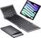 ProtoArc Foldable Keyboard with Touchpad, XK01 TP Folding Portable Keyboard, Full Size Keys, Large Trackpad Bluetooth Travel Keyboards for iPad Laptop PC Tablets - Black Gray
