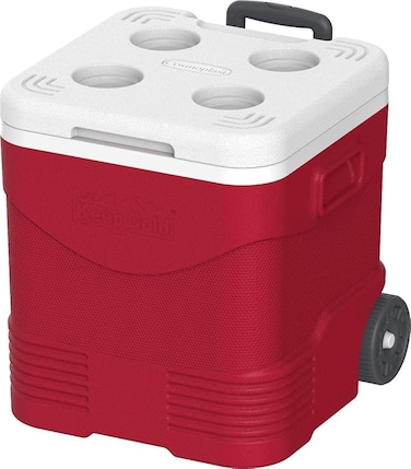 Cosmoplast KC Picnic Trolley Ice Box 45 Red