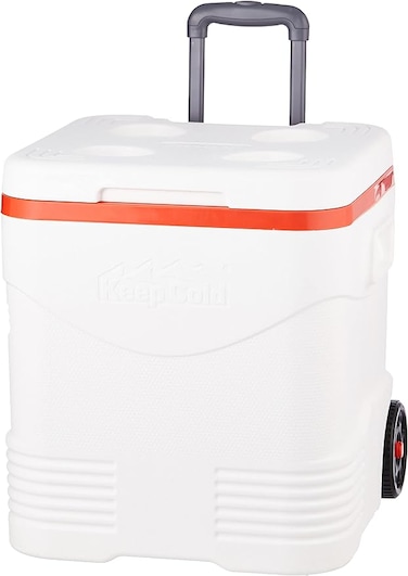 Cosmoplast KC Picnic Trolley Ice Box 30 White
