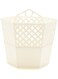 Karin Wall Pot Cream &ndash; 14x14x13 cm, Stylish Decorative Wall Planter