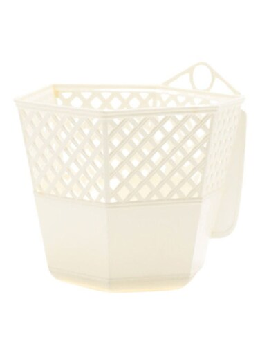 Karin Wall Pot Cream &ndash; 14x14x13 cm, Stylish Decorative Wall Planter