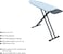 Ironing Board 48x15 Inch &ndash; Adjustable Height, Steel Frame, Foldable Stand, Assorted Colors