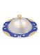 2-Piece Medium Serving Dish Set - Silver, Gold & Blue