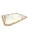 Rectangular Tray &ndash; Elegant Silver/Gold Finish, Stylish &amp; Functional