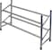 Expandable 2-Tier Shoe Rack &ndash; White, Adjustable Metal Organizer for Up to 10 Pairs