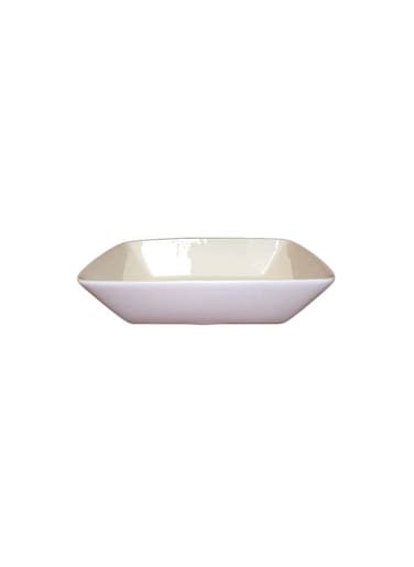 Square Bowl &ndash; White 25 cm Elegant Serving Dish