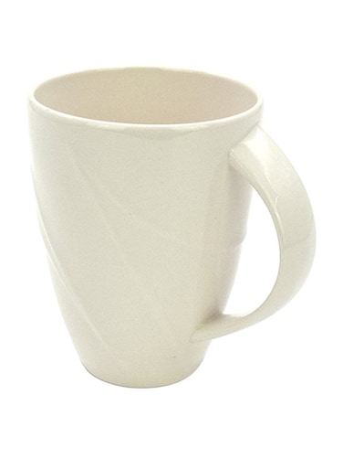 Latte Mug – White, Classic Ceramic Design