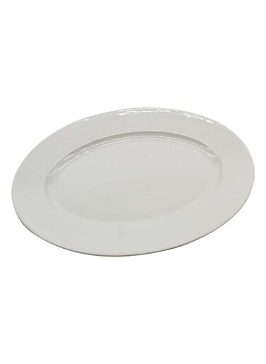 Qualitier Fine Plus Oval Plate 24cm &ndash; Elegant Ceramic Serving Dish