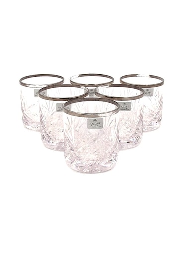 6-Piece Tumbler Set &ndash; Clear Glass, 20x28x9 cm, Elegant Everyday Drinkware for Home &amp; Events