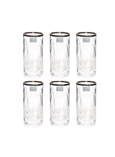 Solitaire 6-Piece Hiball Tumblers Set – Stylish & Durable Glassware