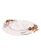 Decorative Round Glass Tray – Multicolour, 36x36x10 cm, Stylish Centerpiece or Server