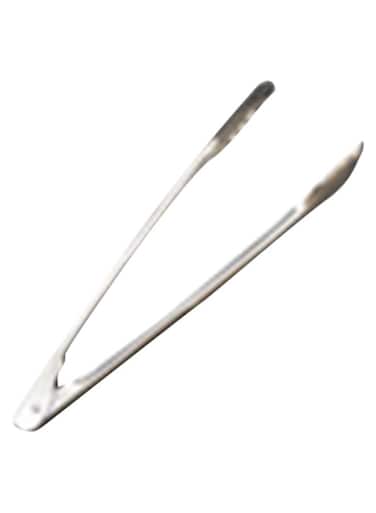 Serving Tongs – Silver, 31 cm Stainless Steel Tongs for Cooking, Grilling, and Serving