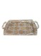 Rectangular Tray &ndash; Large, Gold/Clear, Elegant Serving &amp; Display Tray